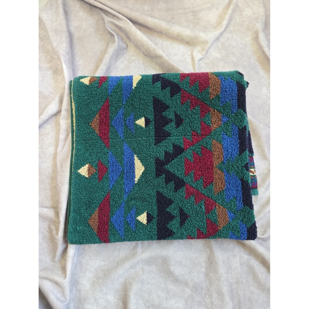 Fieldcrest Aztec Southwestern Native Bath Towel Towel VTG